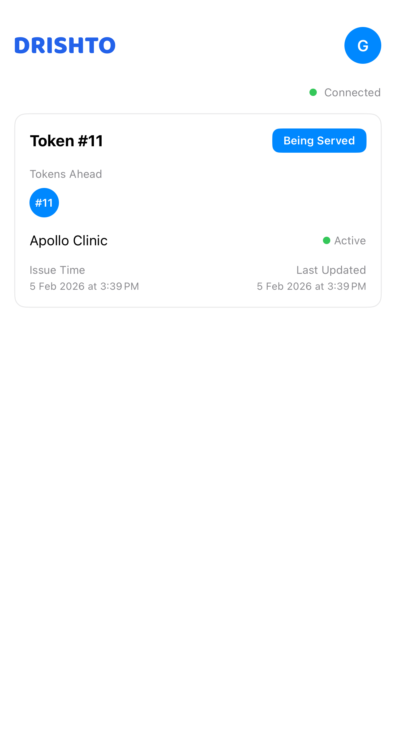 Drishto Queues Mobile App